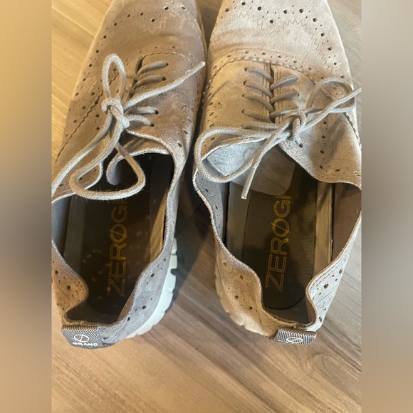 Cole Haan Zero Grand Gray Suede Shoes 6.5 - Picture 10 of 12